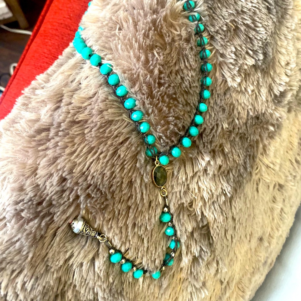 An Old Soul turquoise necklace